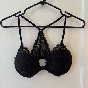PINK Victoria's Secret Black Lace Bra